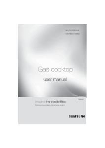 Manuale Samsung NA75J3030AS Piano cottura