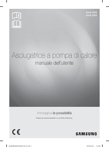 Manuale Samsung DV90H8000HW/ET Asciugatrice