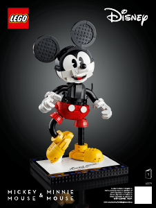 Manuale Lego set 43179 Disney Personaggi costruibili di Topolino e Minnie