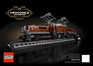 Manual Lego set 10277 Creator Crocodile locomotive