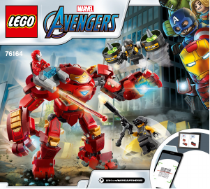 Handleiding Lego set 76164 Super Heroes Iron Man Hulkbuster versus A.I.M. Agent