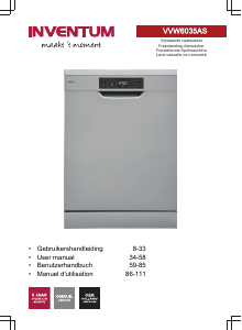 Manual Inventum VVW6035AS Dishwasher