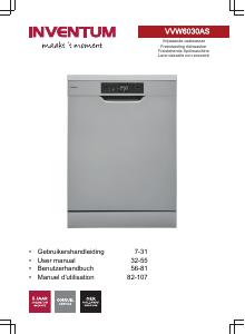 Manual Inventum VVW6030AS Dishwasher