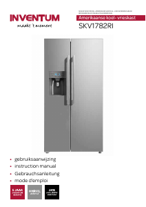 Manual Inventum SKV1782RI Fridge-Freezer