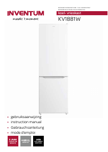 Manual Inventum KV1881W Fridge-Freezer