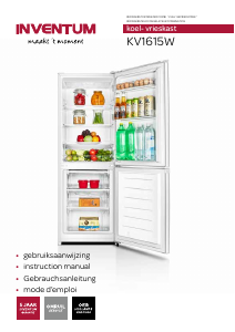 Manual Inventum KV1615W Fridge-Freezer