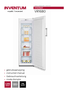 Manual Inventum VR1680 Freezer