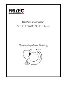 Handleiding Frilec Stuttgart 9511EA++ Vaatwasser