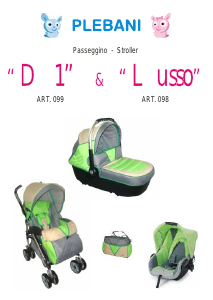 Handleiding Plebani D1 Trio Kinderwagen