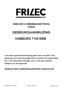 Handleiding Frilec HAMBURG7149EBM Oven