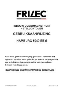 Handleiding Frilec HAMBURG5049EBM Oven