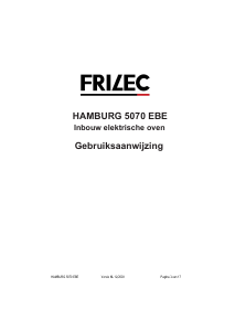 Handleiding Frilec HAMBURG5070EBE Oven