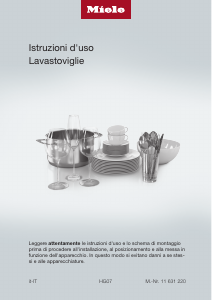 Manuale Miele G 5223 SC Front Excellence Lavastoviglie