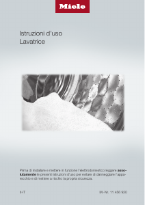 Manuale Miele WEA 025 WCS Active Lavatrice