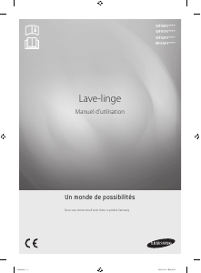 Mode d’emploi Samsung WF90F5E3U4W Lave-linge