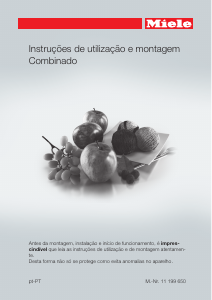 Manual Miele KFN 28133 D edt/cs Frigorífico combinado