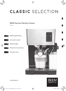Manuale Beem 03428 Classico Macchina per espresso