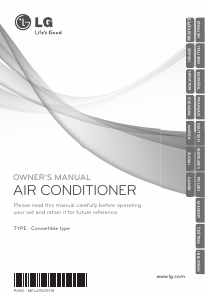 Manual LG MV12AH Air Conditioner