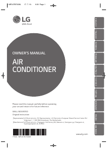 Manual LG MS09AWR Air Conditioner