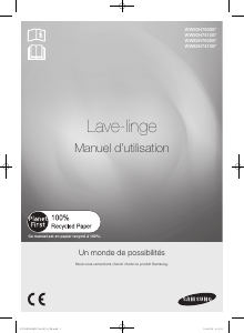 Mode d’emploi Samsung WW90H7410EW Lave-linge