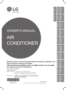 Manual LG PM15SP Ar condicionado