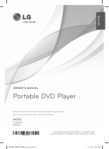 Handleiding LG POD200 DVD speler