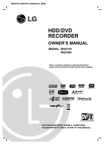Bruksanvisning LG RH278H-P1L DVD spelare
