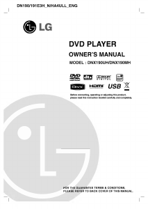 Bruksanvisning LG DN190E3H DVD spelare