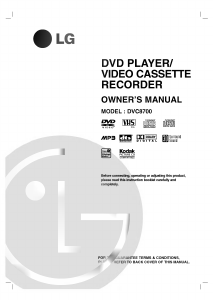 Bruksanvisning LG VC8706P1K DVD-Video Kombination
