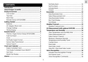 Manuale Oregon BAR 993HGN Stazione meteorologica