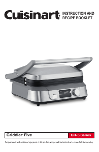 Handleiding Cuisinart GR-5B Griddler Five Contactgrill