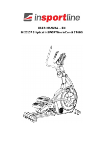 Handleiding inSPORTline IN 20157 (ET 660i) Crosstrainer