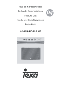 Manual Teka HC 495 ME Oven