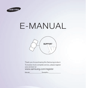 Bruksanvisning Samsung UA32EH4500R LED TV