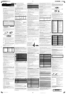 Manual de uso Sharp EL-506W Calculadora