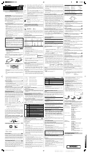 Manual de uso Sharp EL-531WH Calculadora