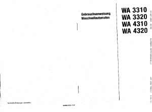 Bedienungsanleitung Blomberg WA 4310 Waschmaschine