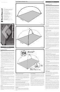 Manual Black Diamond Eldorado Tent