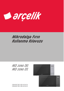 Kullanım kılavuzu Arçelik MD 2090 DG Mikrodalga