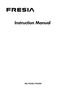Handleiding Fresia MS-1924W Magnetron