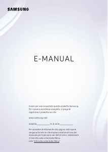 Manuale Samsung UE75NU8000T LED televisore