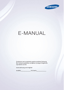 Manuale Samsung UE85HU7500Z LED televisore