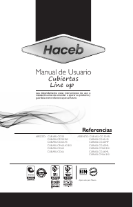 Manual de uso Haceb Arezzo L CM 60-43 3x1RT GN 120 Placa
