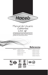 Manual de uso Haceb Arezzo L CM 60-43 3x1RT GN 220 Placa