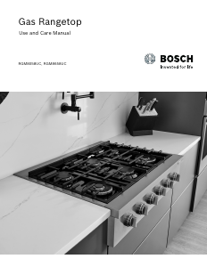 Manual Bosch RGM8058UC Hob