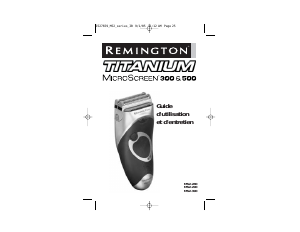 Mode d’emploi Remington MS2-390 MicroScreen Rasoir électrique