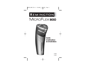 Mode d’emploi Remington R800 MicroFlex 825 Rasoir électrique