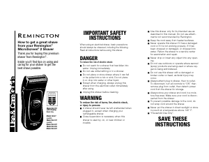 Handleiding Remington DA-107 Scheerapparaat
