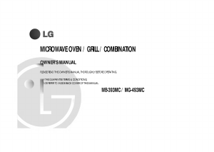 Manual LG MB-393MC Microwave