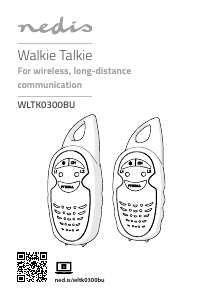 Bruksanvisning Nedis WLTK0300BU Walkie-talkie